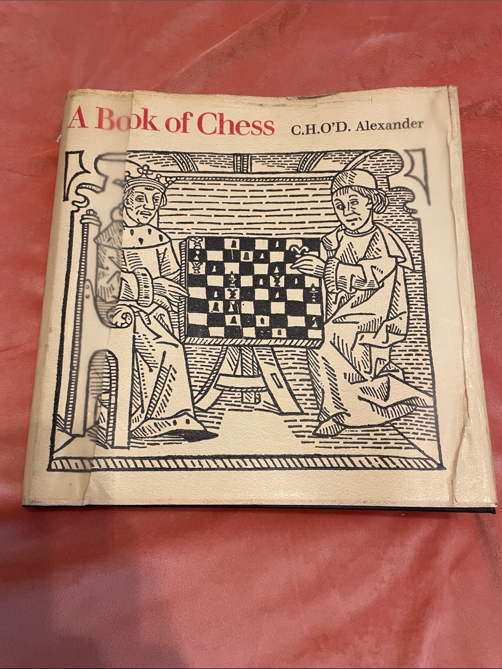 A Book of Chess by C.H.O'D. Alexander - Cream & Black Cover